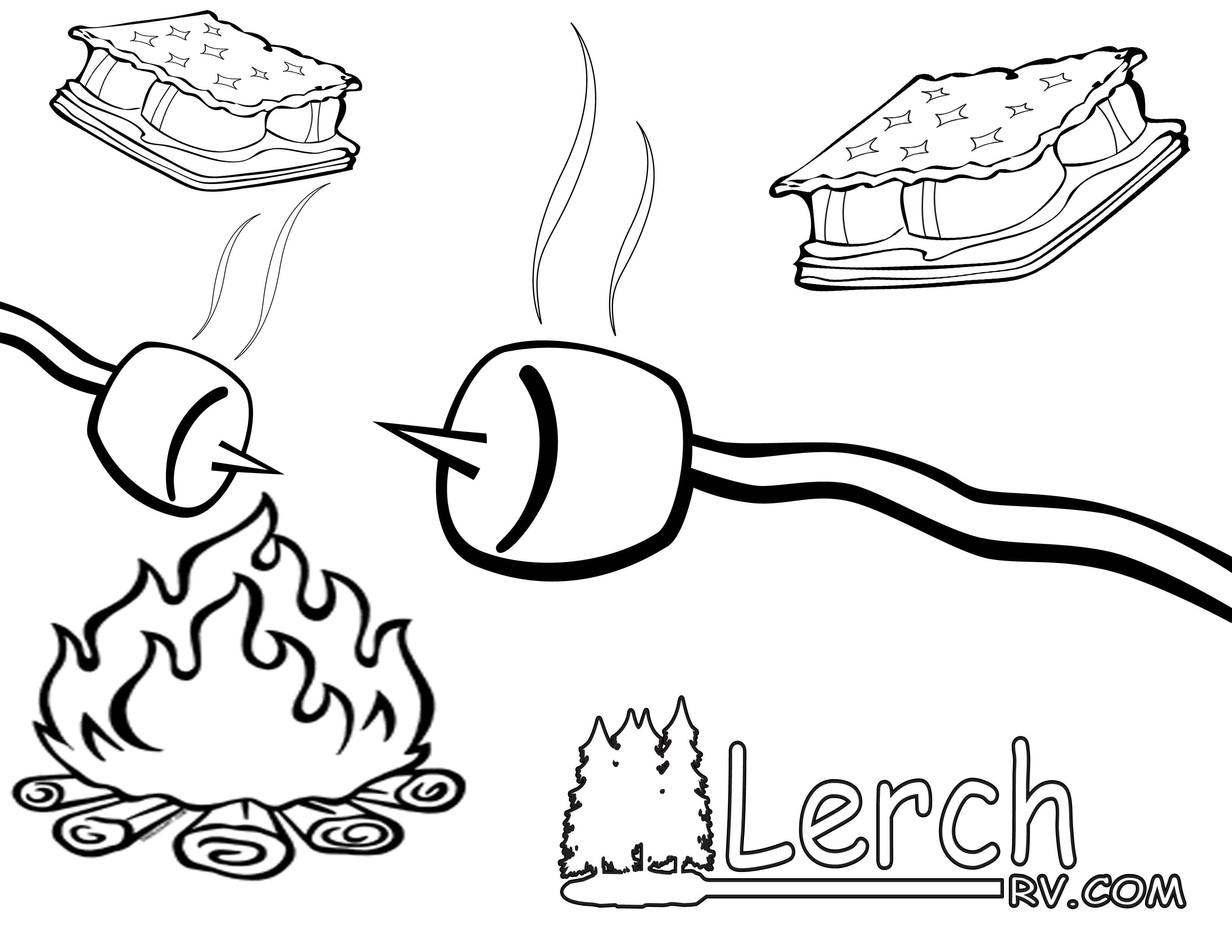 smore coloring pages - photo #13